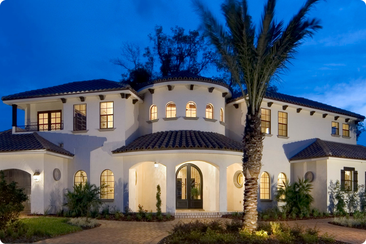 White stucco TX house