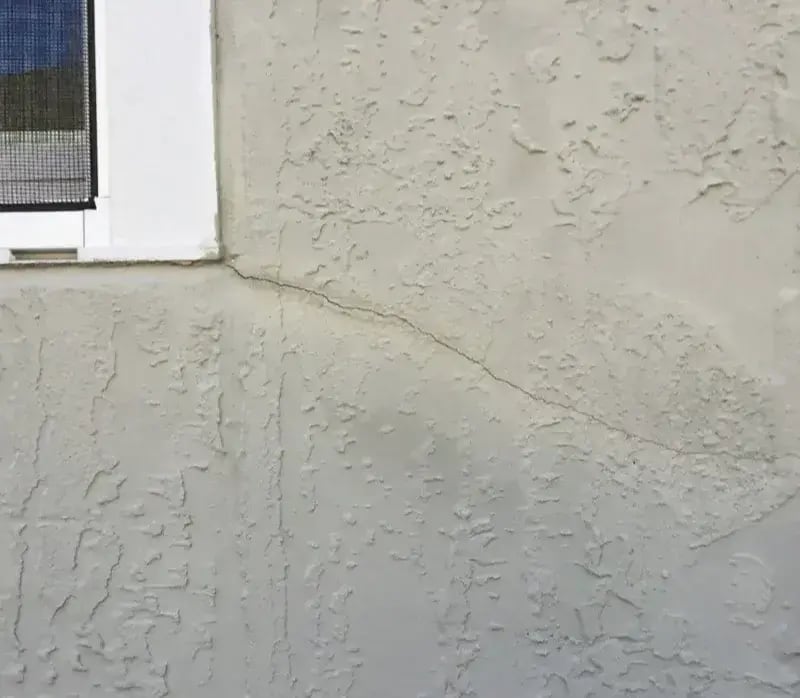 stucco damage